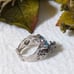 Artisan Crafted Fine Sterling Silver Blue Topaz Ring R104