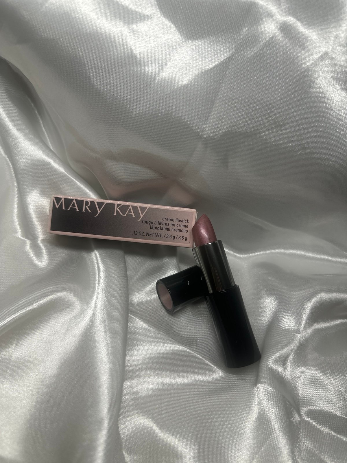 Mary Kay Frosted Rose Crème Lipstick/ with box *NEW, DISCONTINUED*