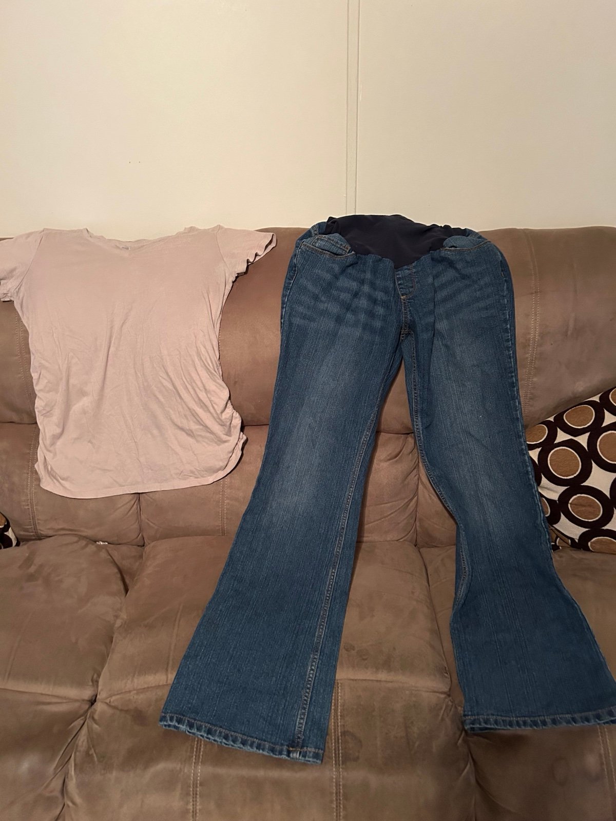 Maternity Jeans and shirt lot