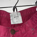 One Teaspoon Burgundy Denim Cuff Button Fly Shorts
