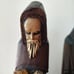 Vintage Wooden Hand Carved Bookends Monks