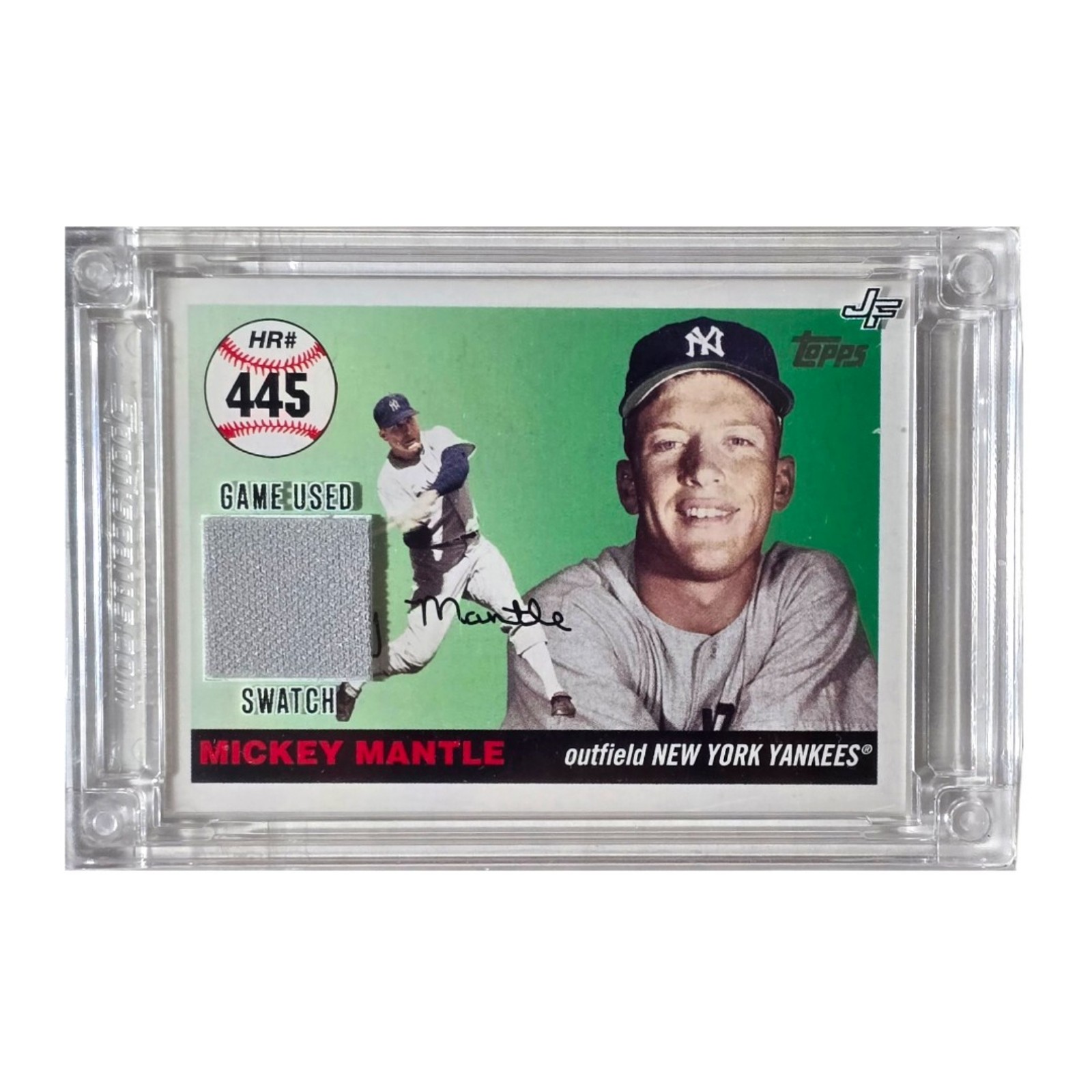 2022 TOPPS Mickey Mantle JERSEY FUSION Game Worn Patch SSP