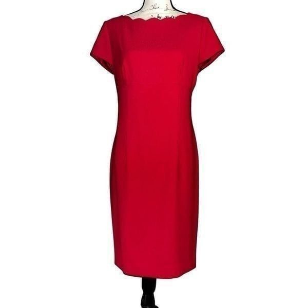 Yves Cossette Depeche Mode red dress 6
