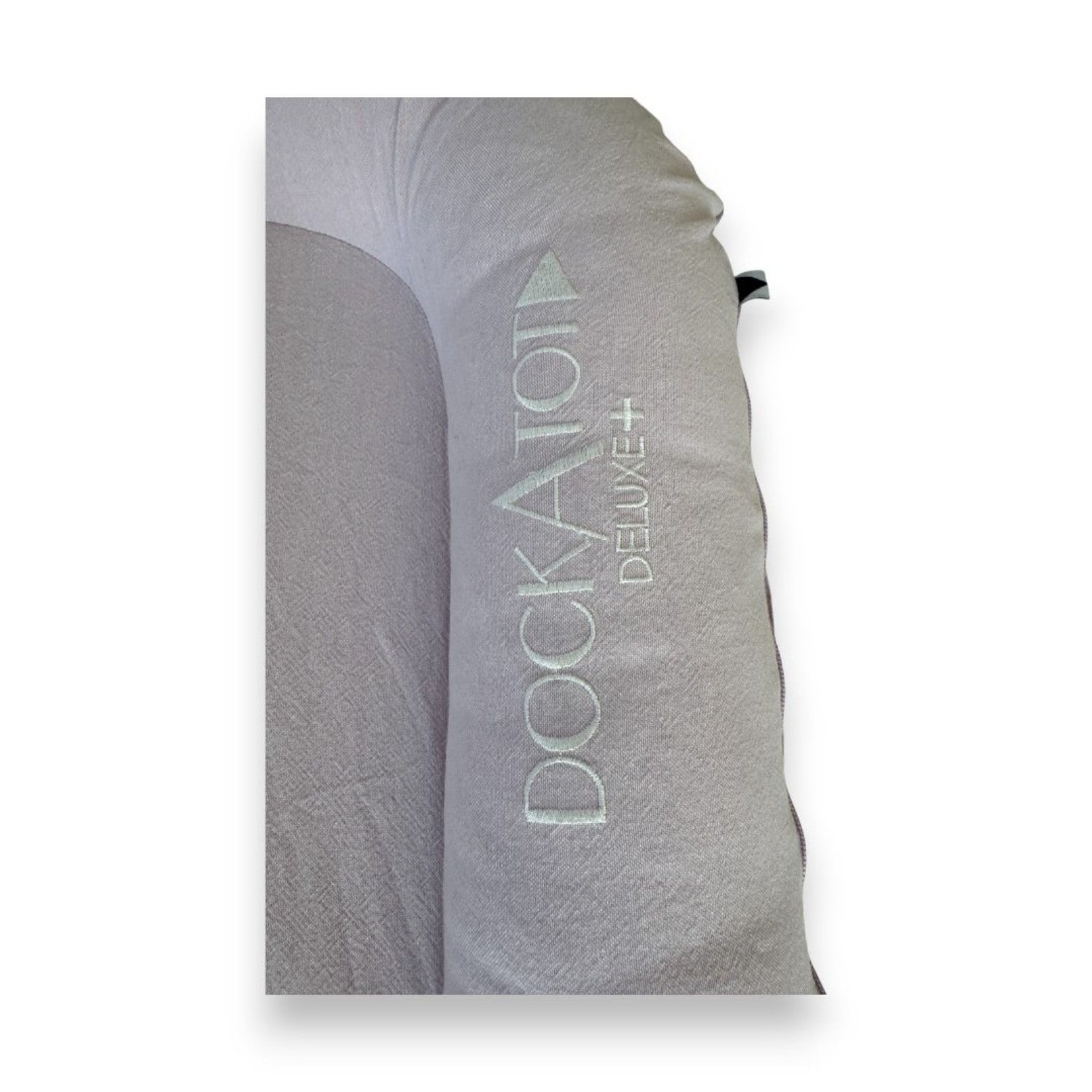 DockATot Deluxe+ Dock Lovely Lilac Chambray with Carrying