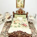 Vintage Art Nouveau Dollhouse Bed, Vintage Miniature Bed, Dollhouse Double Bed -