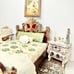 Vintage Art Nouveau Dollhouse Bed, Vintage Miniature Bed, Dollhouse Double Bed -