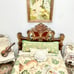 Vintage Art Nouveau Dollhouse Bed, Vintage Miniature Bed, Dollhouse Double Bed -