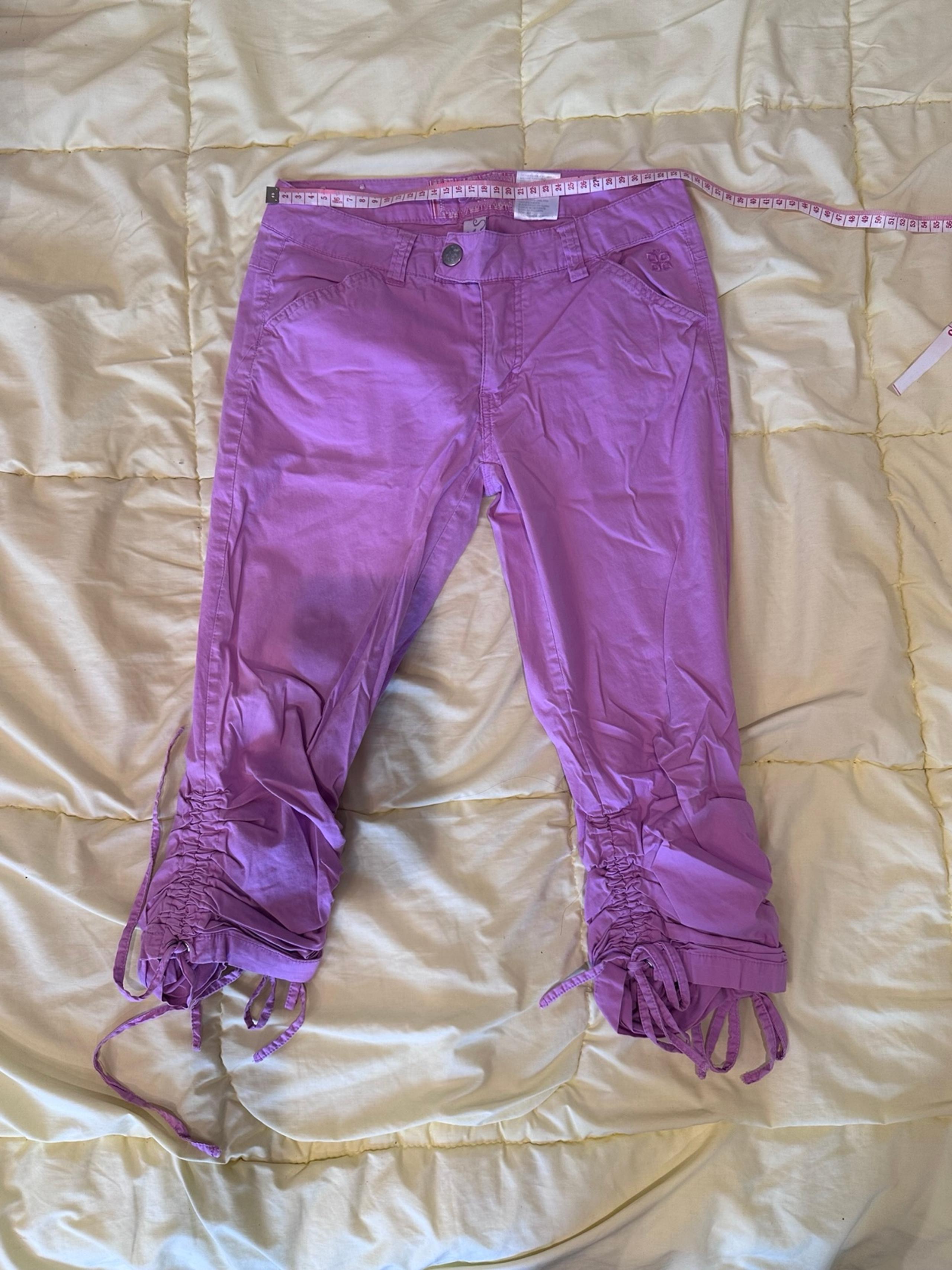 Plugg Purple Ankle Pants – Adjustable Style, Size 1