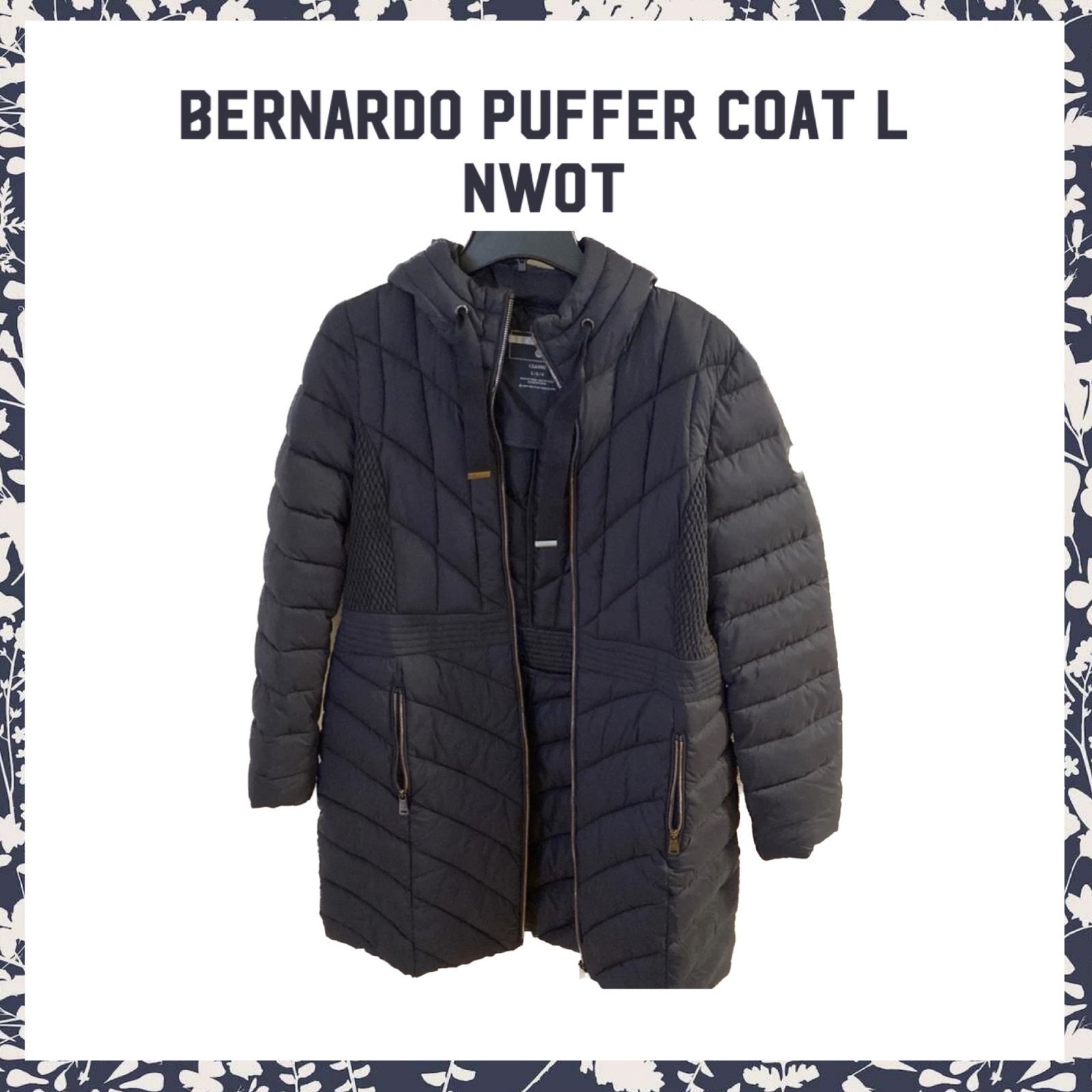 Bernardo Puffer Coat NWOT L