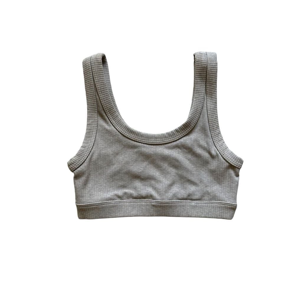 Alo Yoga Wellness Bra Gray Size S