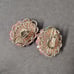 Vintage pink opal earrings