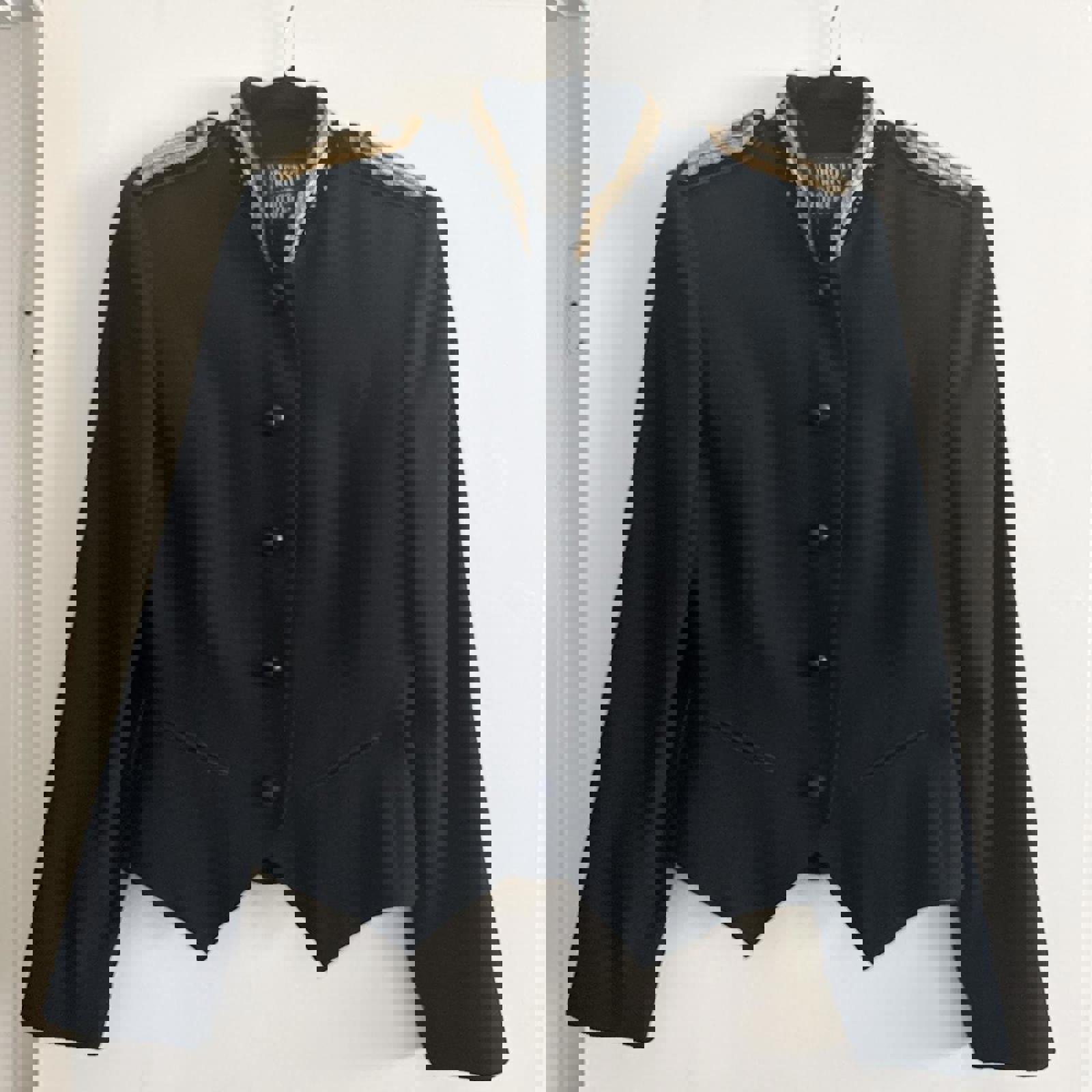 Vintage 90s Hairston Roberson Military Western 100% Wool Jacket Blazer