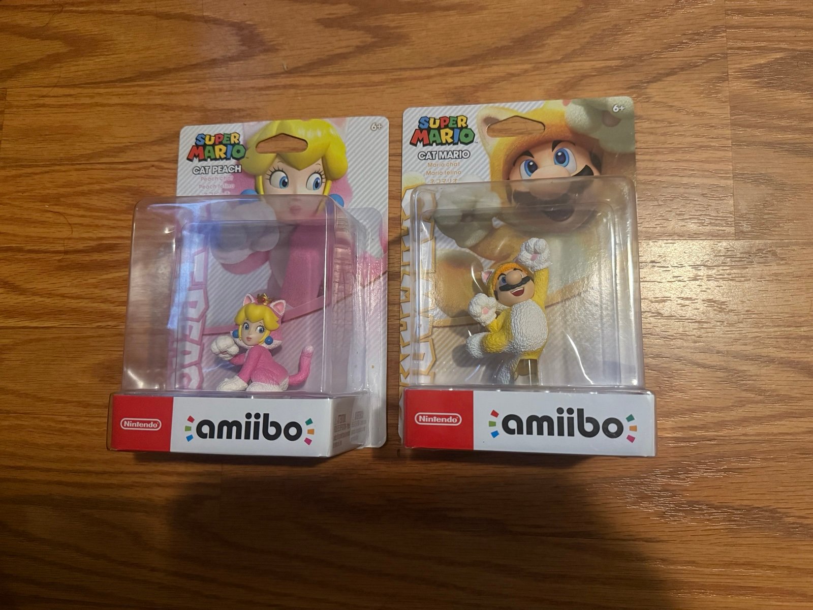 Nintendo Amiibo Super Mario Cat Mario & Cat Peach