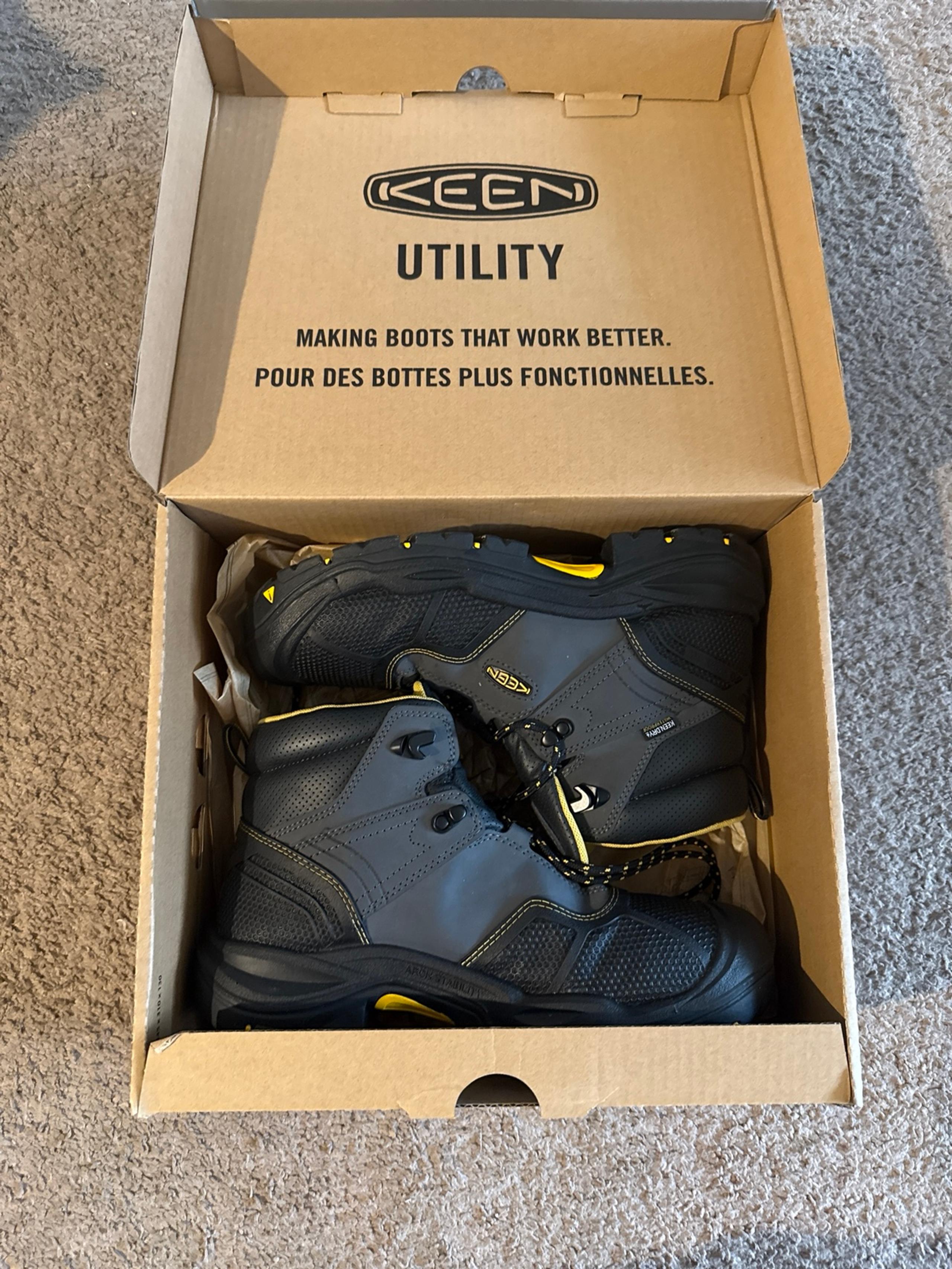 Keen steal toe boots