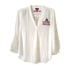 Vince Camuto long sleeve v neck white women's blouse S