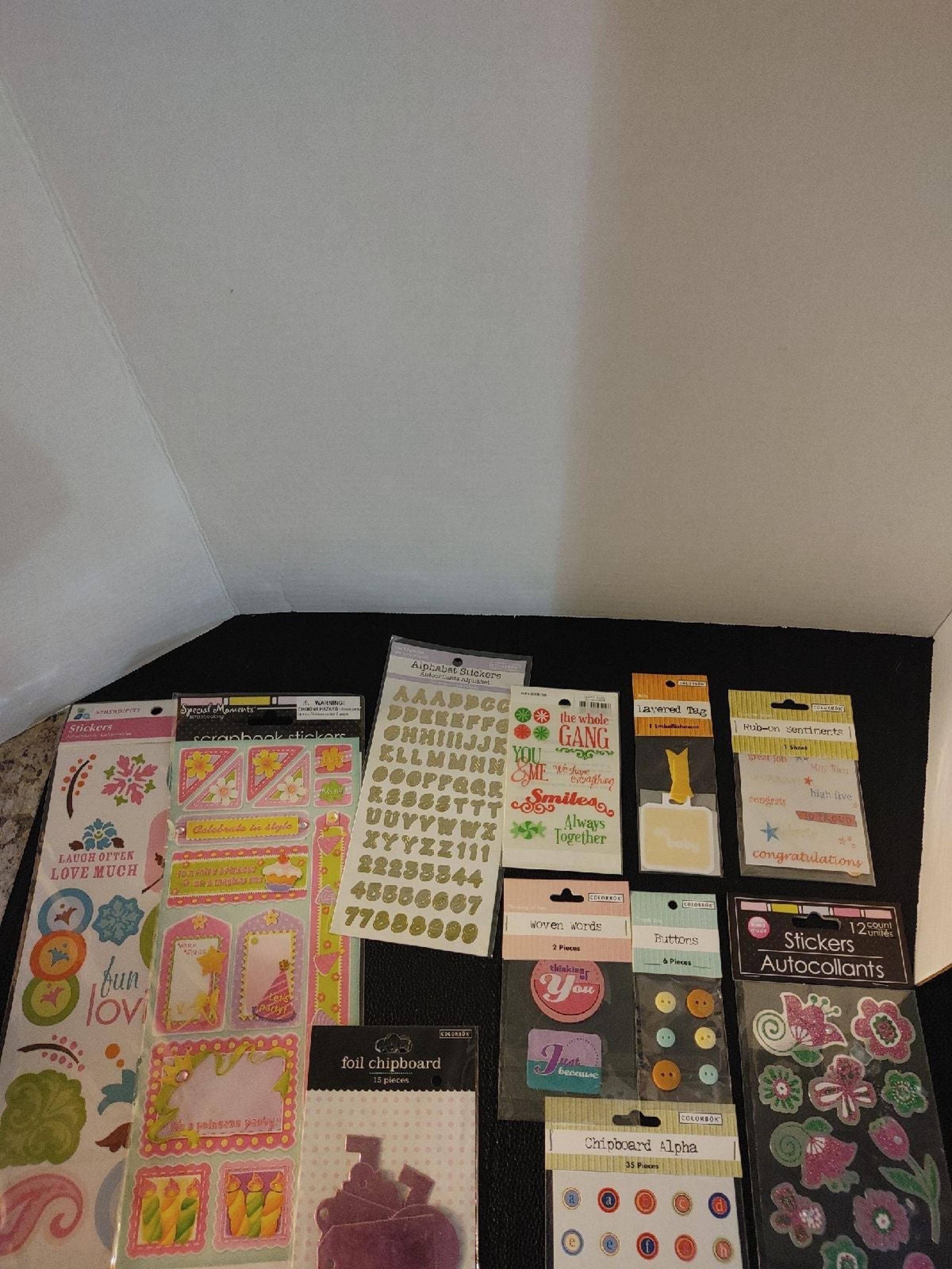 Lot of Scrap Book Supplies