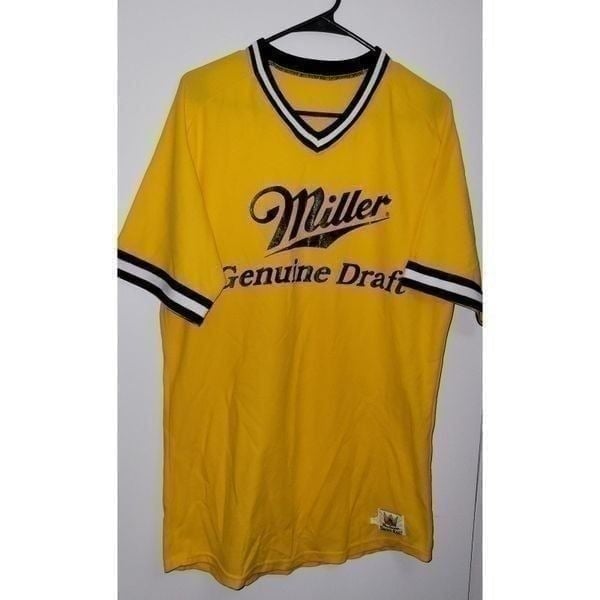 Vintage Miller Genuine Draft Jersey size Large