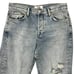 We The Free Bren Boyfriend Light Wash Distressed Button Fly Jeans Size 26