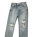 We The Free Bren Boyfriend Light Wash Distressed Button Fly Jeans Size 26