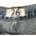 We The Free Bren Boyfriend Light Wash Distressed Button Fly Jeans Size 26