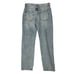 We The Free Bren Boyfriend Light Wash Distressed Button Fly Jeans Size 26