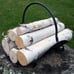 White Birch Log set for Fireplace