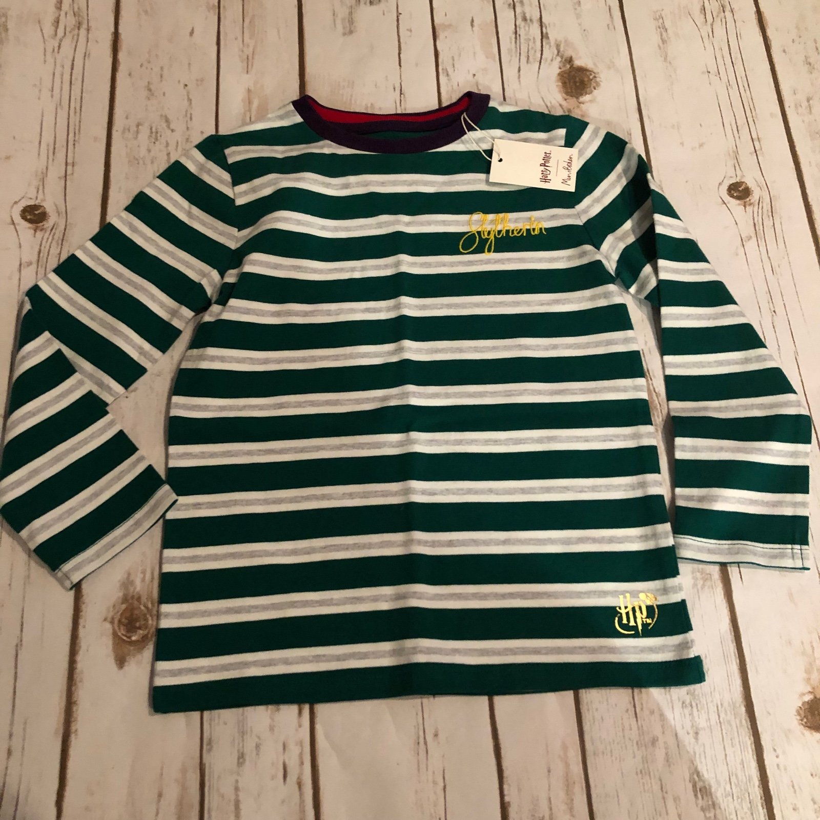 Mini Boden Harry Potter slytherine shirt