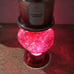 Bath and Body Works Valentine Heart Water Globe 3 wick candle holder 2022