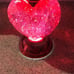 Bath and Body Works Valentine Heart Water Globe 3 wick candle holder 2022