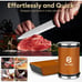 BULOFE Knife Sharpener Tool Rolling Kit Kitchen Knivies Sharpener with 15 & 20°