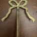 Vintage Solid Brass Two Arm Candle Sconce