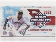 2023 Topps Pro Debut Baseball Hobby Box. New. 4 Autographs! See description.