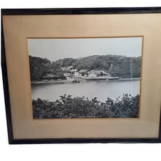 Antique Vintage Photo King Harry Ferry Passage River Feock Cornwall England