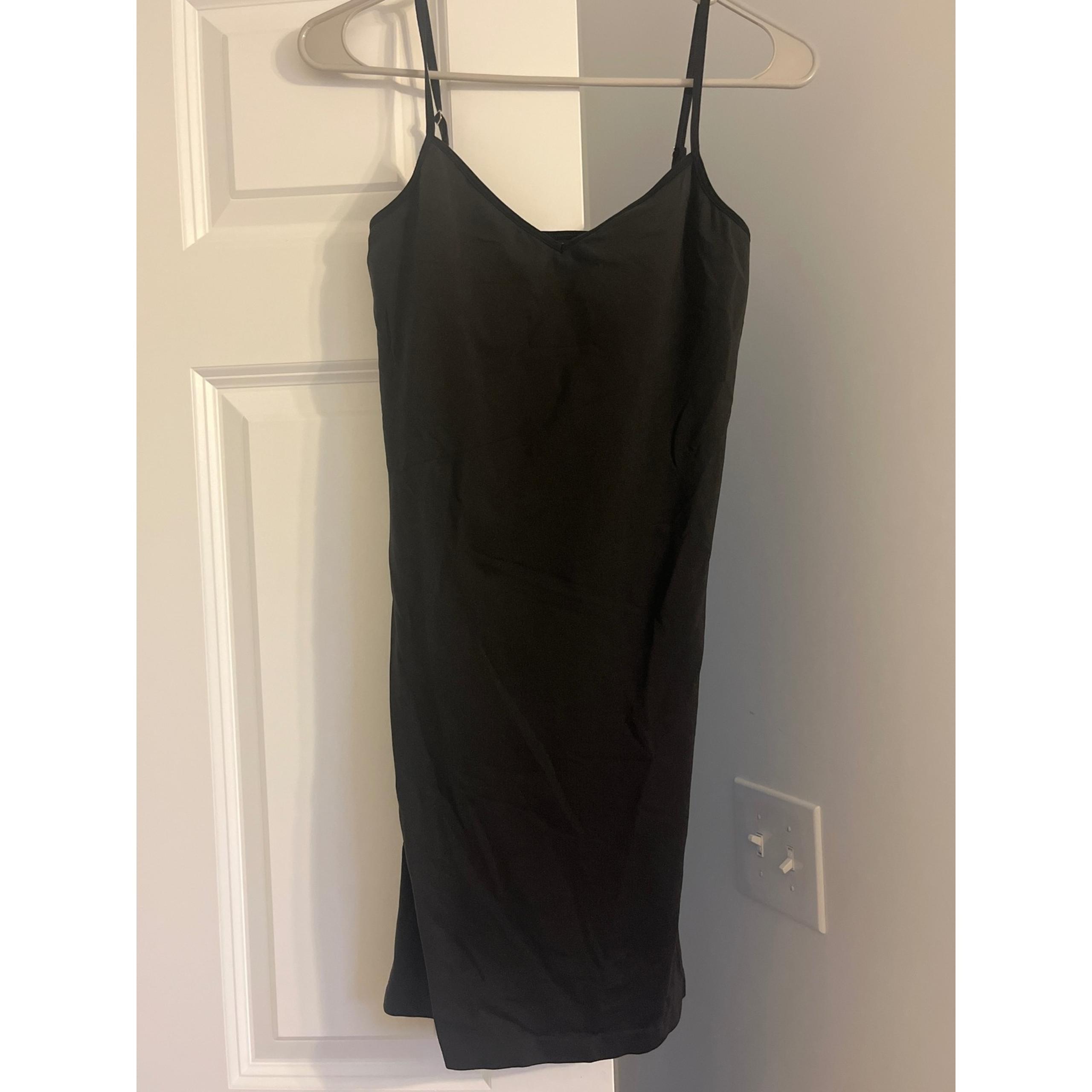 Banana Republic Seamless Essential Dress - Black Cami Slip - M