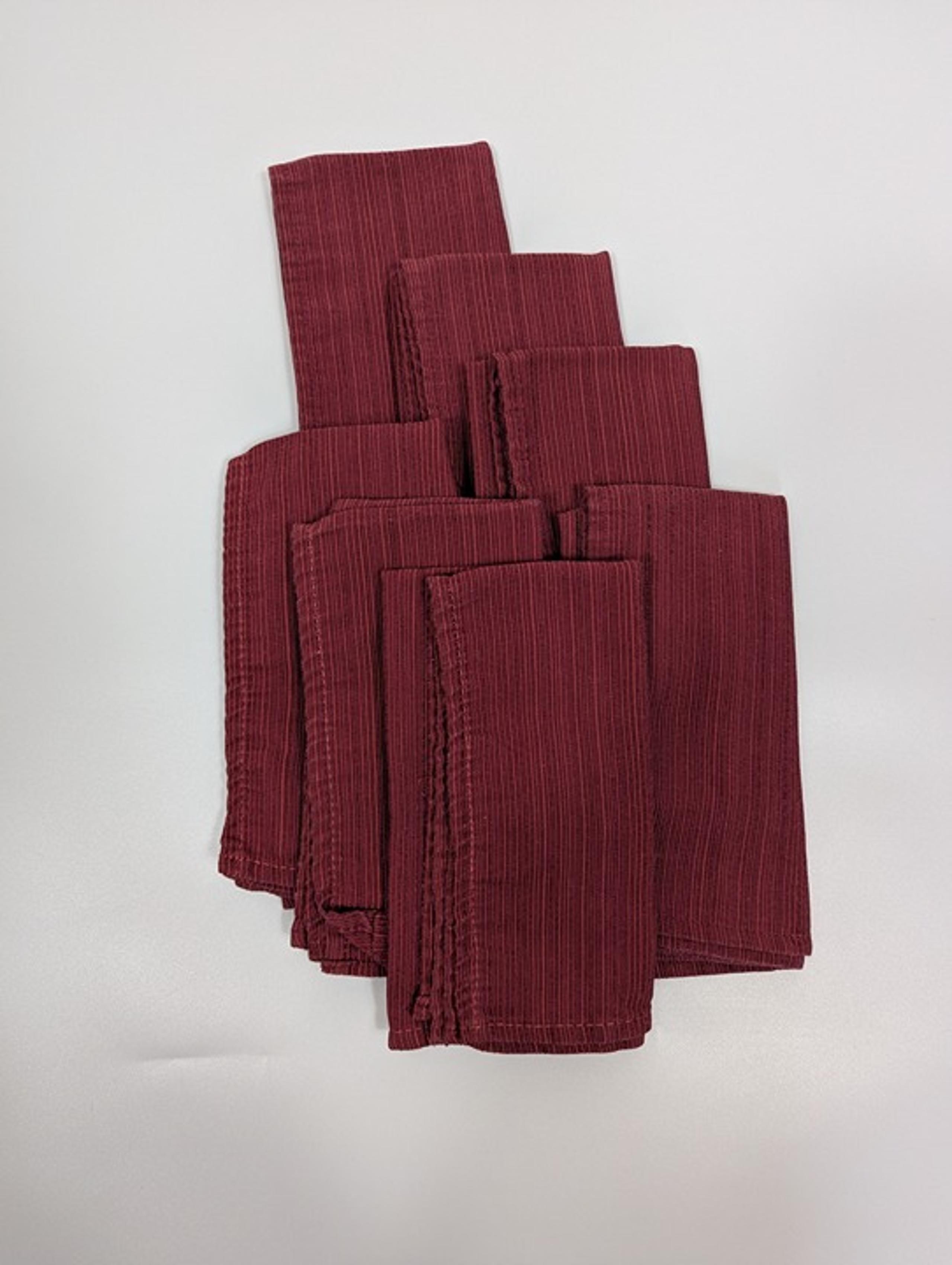 Set of 7 Pottery Barn Organic Cotton Cloth Napkins Pumpkin
