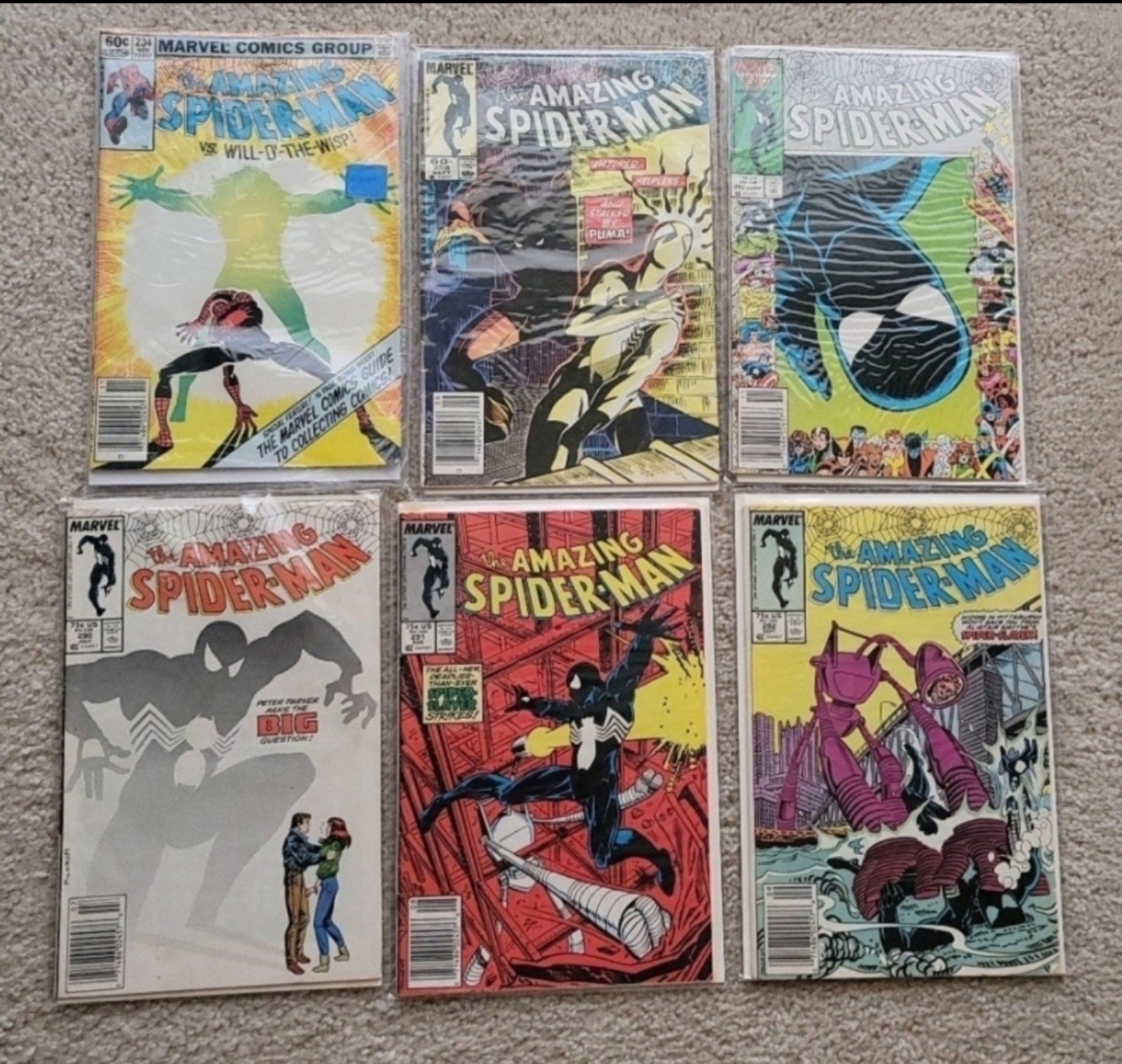 Marvel: Amazing Spider-Man Volume 1 Comic Lot 1982-91