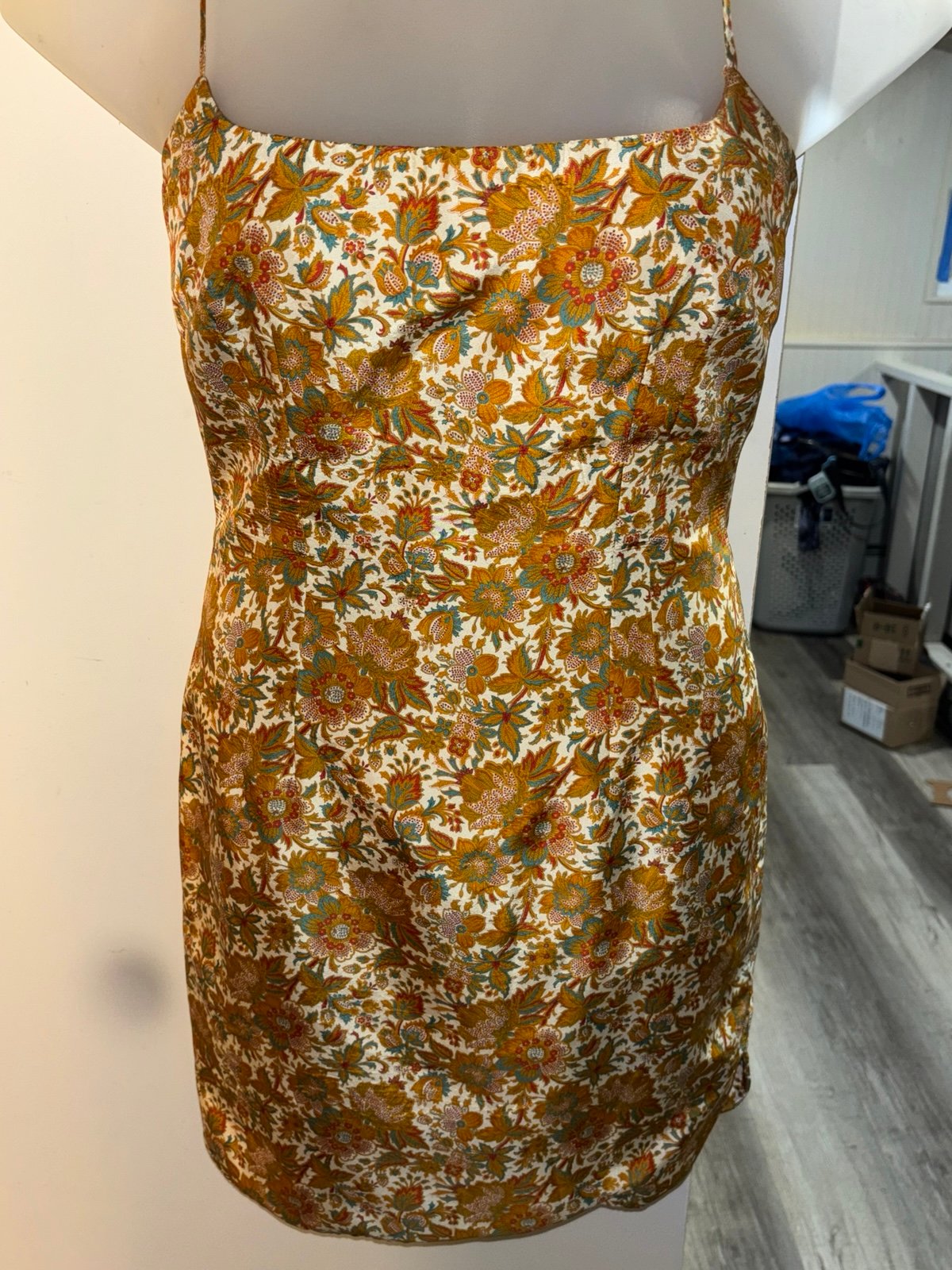 Laundry by shelli segal vintage 1995 size 6 silk cocktail dress/slip dress LNWOT