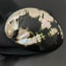 Vintage Large Seashell Shell Buckle Black Elastic Belt One Size Waist 25”-36”