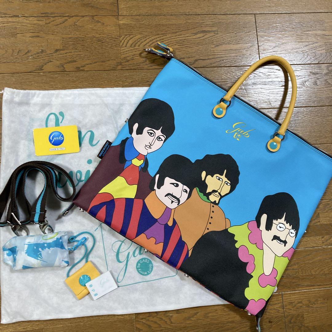 ずっと気になってた Gabs 3-way Bag Beatles Blue バッグ