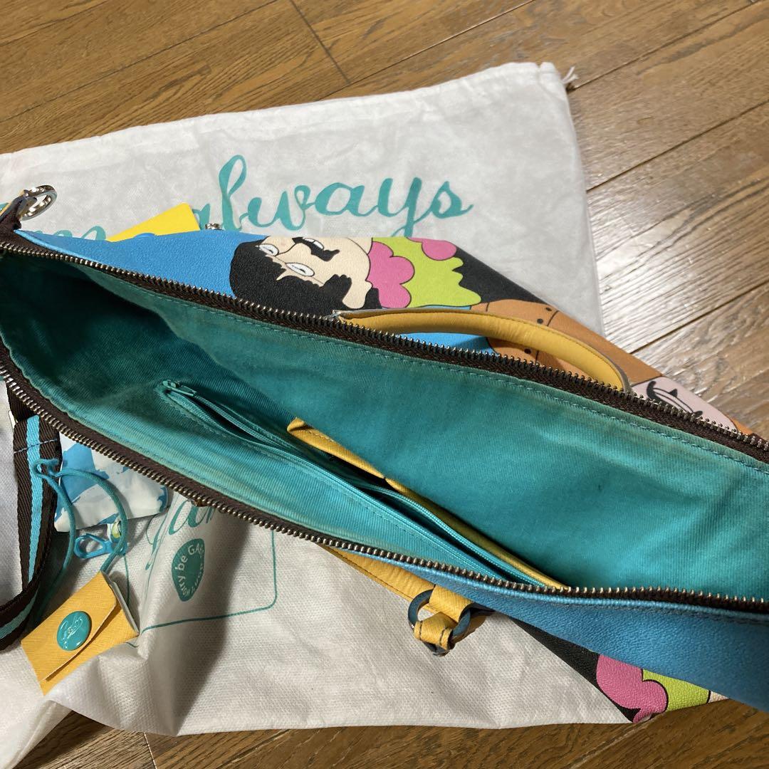半額以下で買えるクーポン特集 Gabs 3-way Bag Beatles Blue バッグ