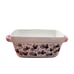 Disney Minnie Mouse Baking Dish NEW Halloween Spider Web Pink Handles Loaf Bread