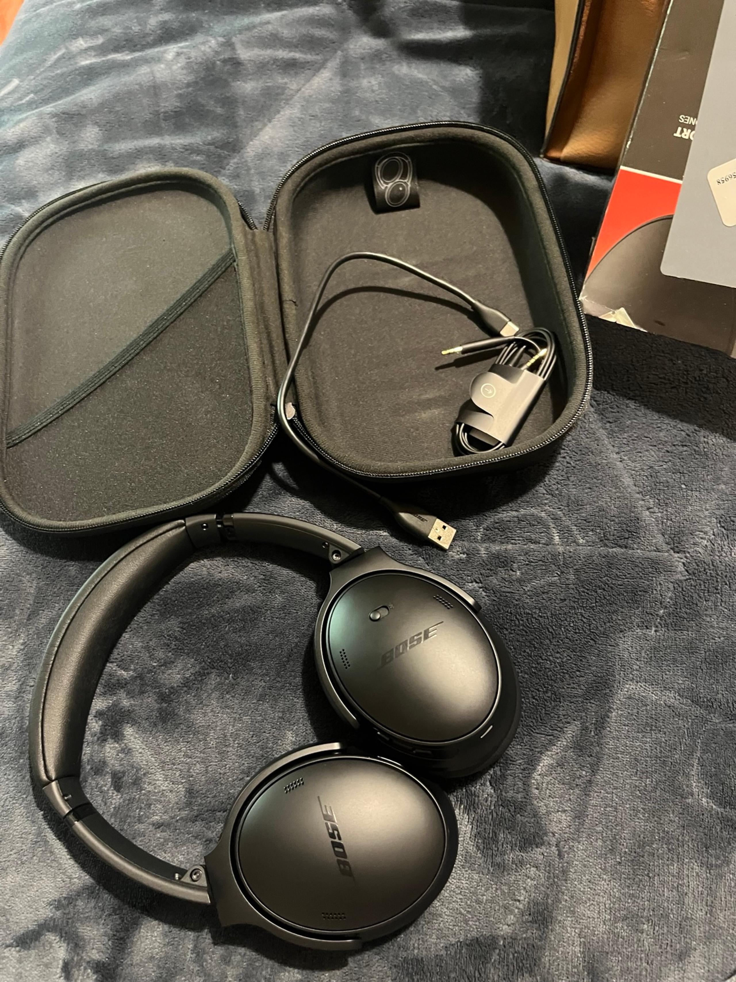 Bose QuietComfort Bluetooth Headphones, Wireless Headphones with Active Over Ear