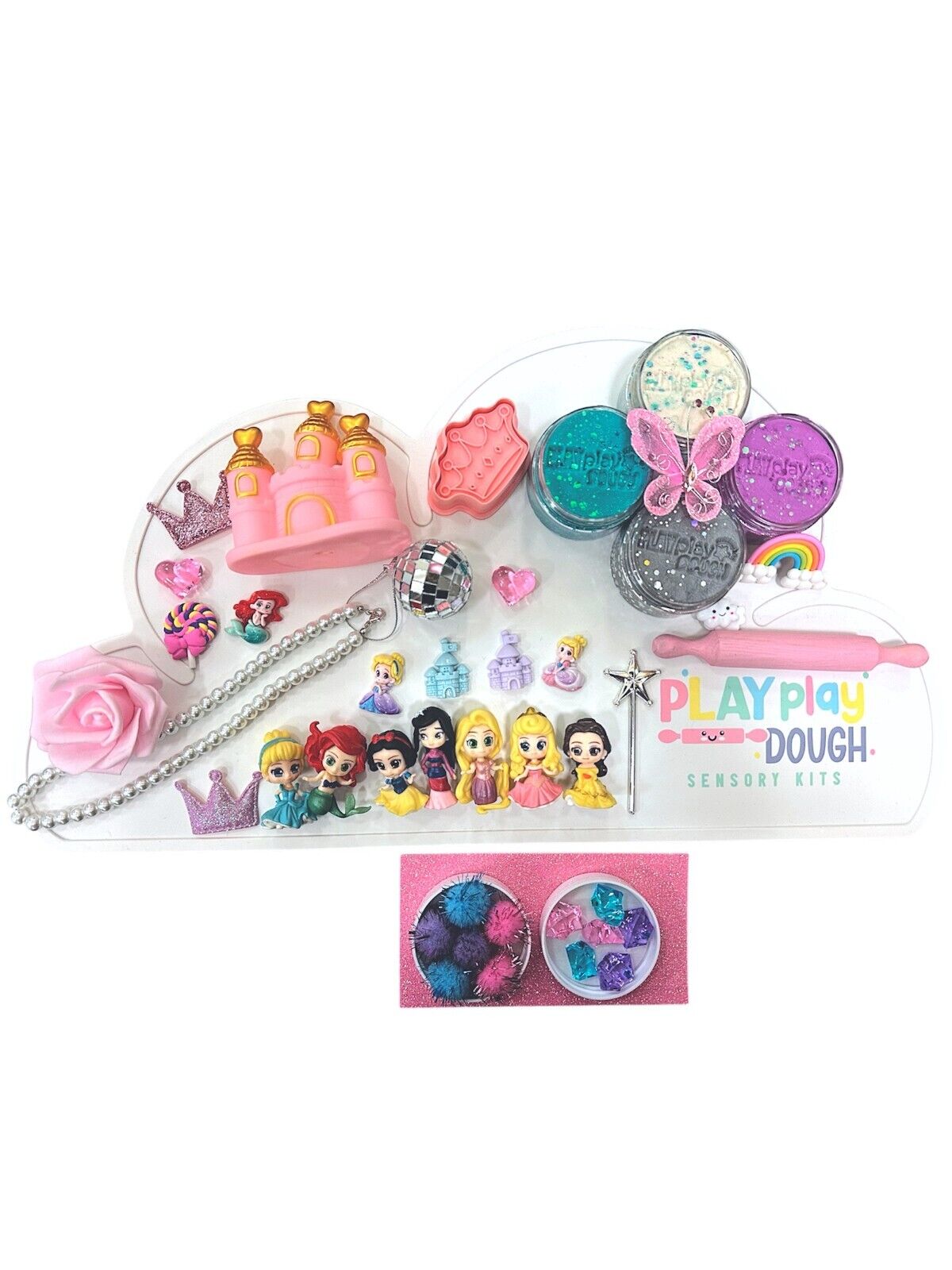 Playdough Sensory Kit Princess Theme Set