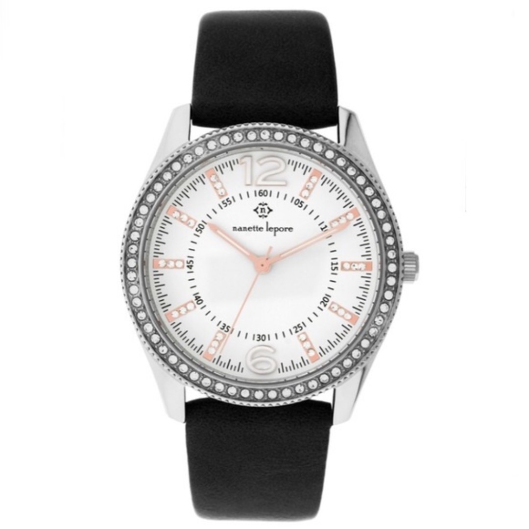 Nanette Lepore 38mm Watch With Black Strap