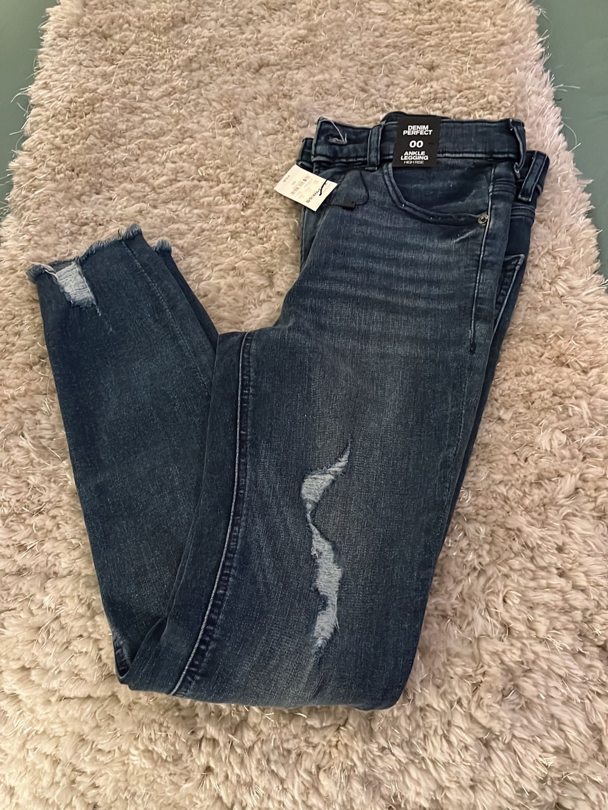 New Express High Rise Ankle Legging Jeans.