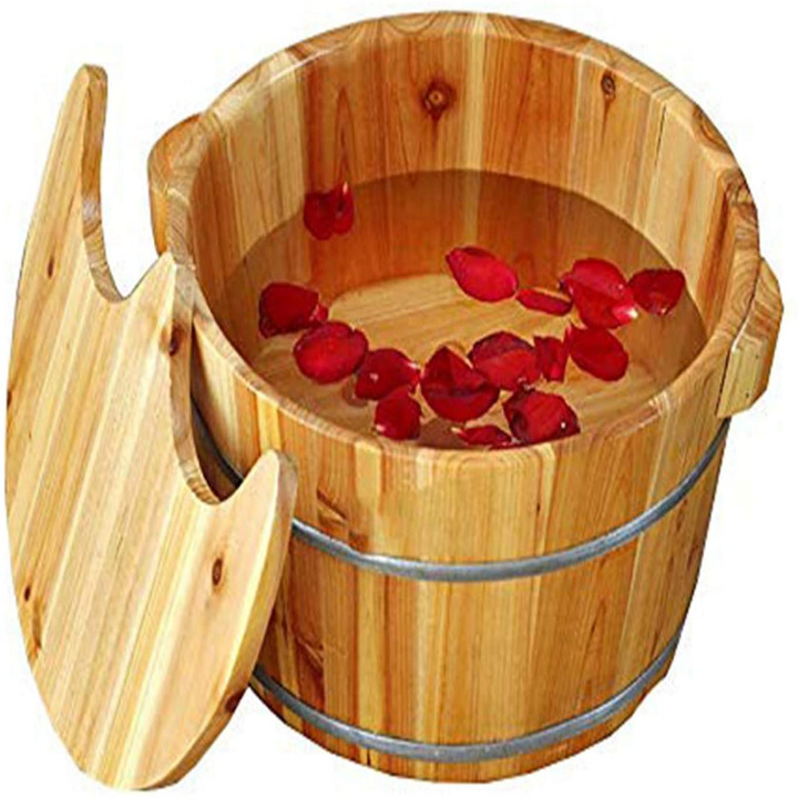 Foot Bath Barrel Winter Lightweight Bamboo Tube Heating Water Pregnant Women