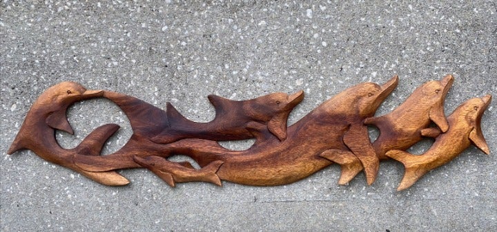 39 DOLPHIN & FRIENDS WALL ART ORNAMENTS