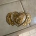 Vintage Double Heart Belt Buckle
