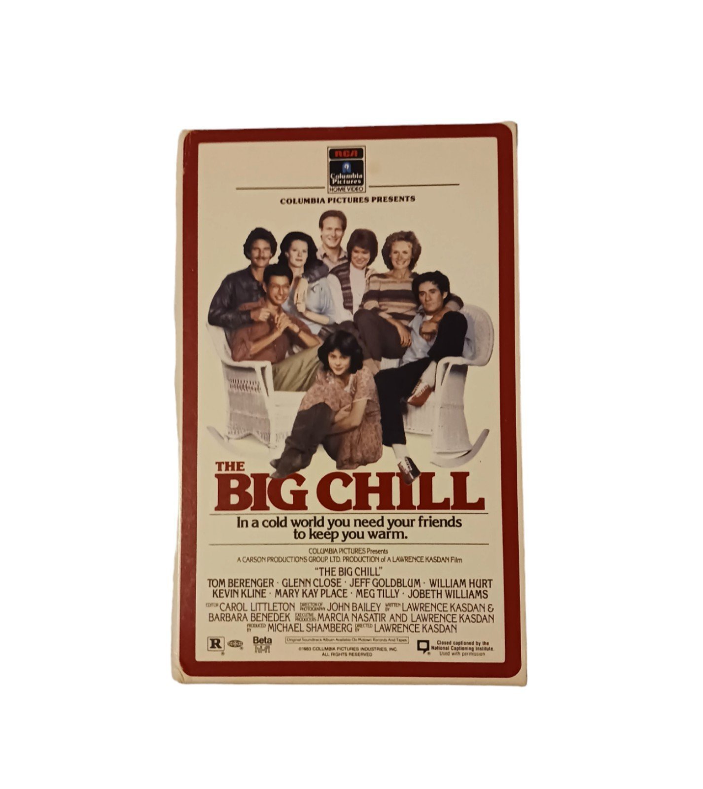 The Big Chill Beta Max *Not VHS*