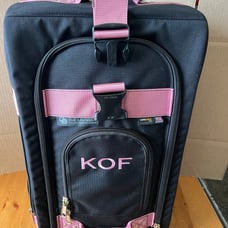Club Glove Carry-On III Suitcase luggage Black / Pink Mint Condition